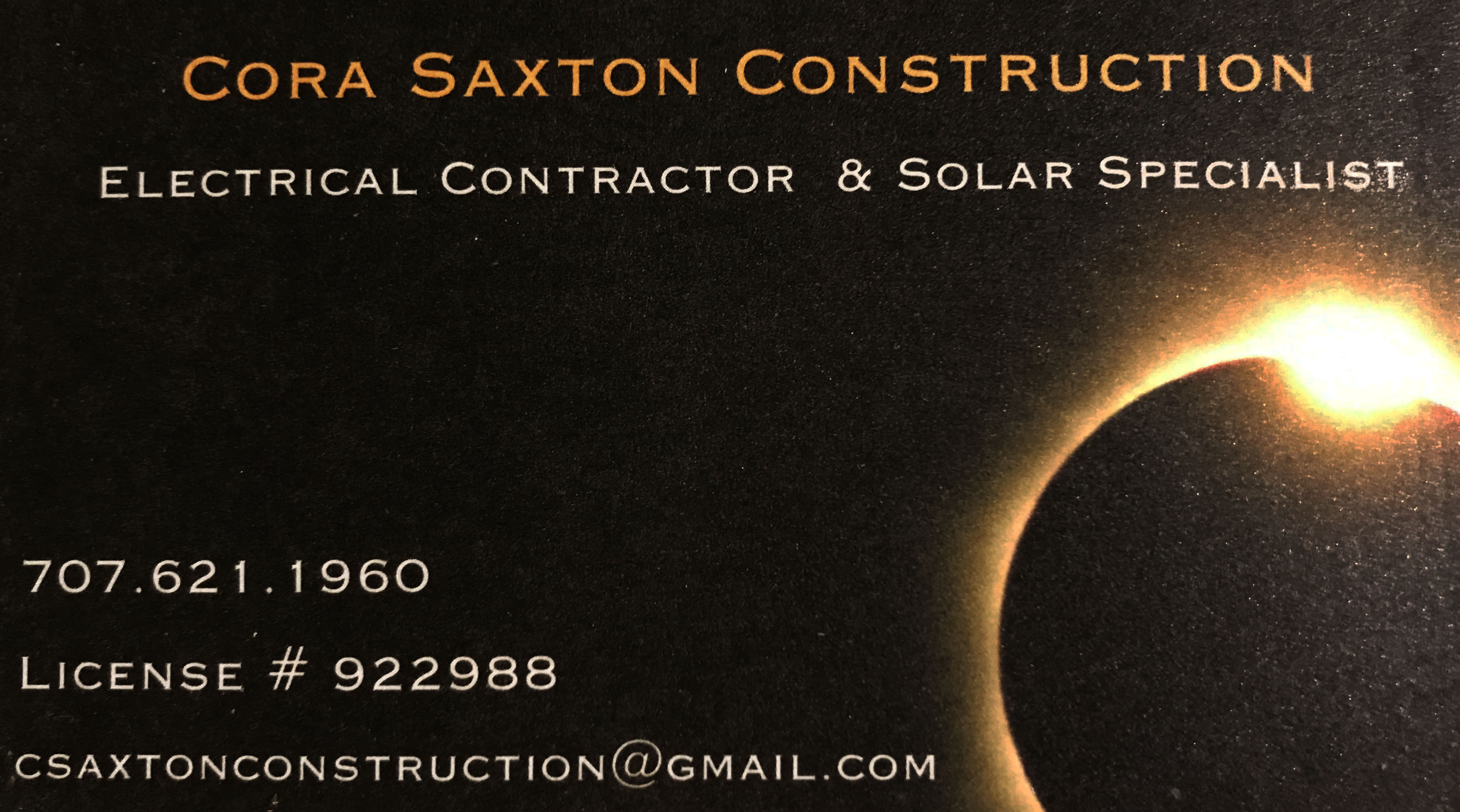 Cora Saxton Construction Logo